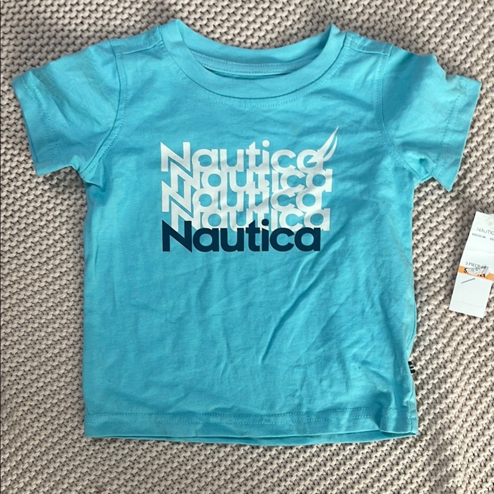 Nautica Kids Blue Graphic T-Shirt